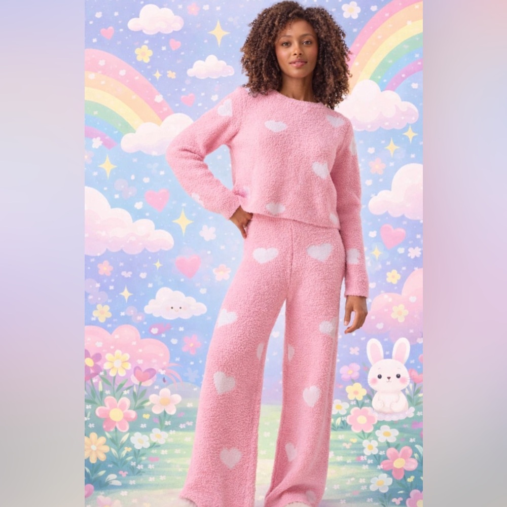 Altar’d State  Valentine’s Teddy Pullover NWT